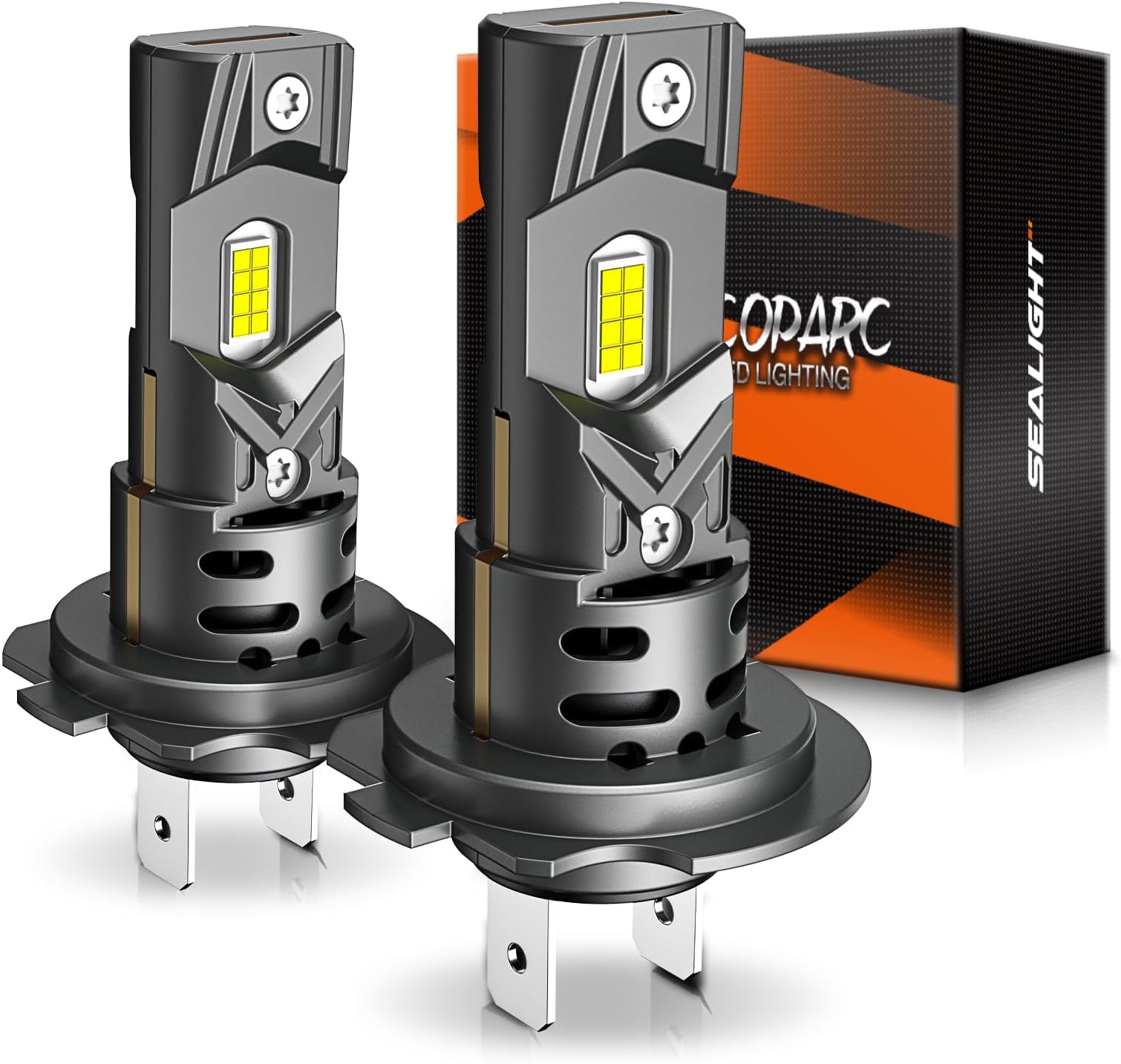 SEALIGHT H7 LED Headlight Bulbs, 20000 Lumens 600 Super Bright 6500K