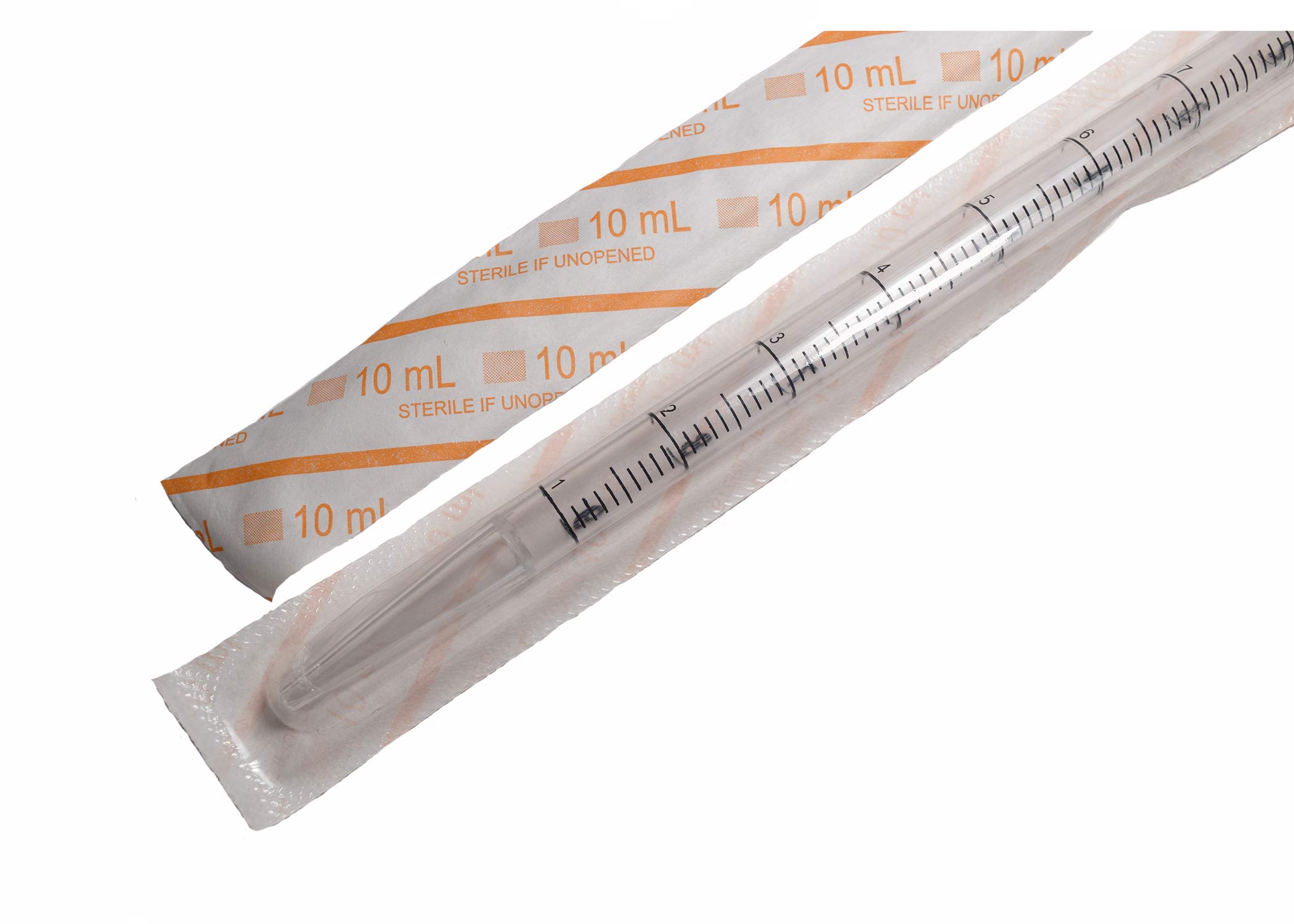 Pipetas serológicas de empaquetado individualmente, estéril, 10mL volumen (200/caja)