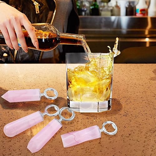 Miniatura 5 de Voyyphixa Kit de 5 moldes de resina para abridor de botellas, forma geométrica, con 5 insertos para abridor de botellas, moldes de silicona para