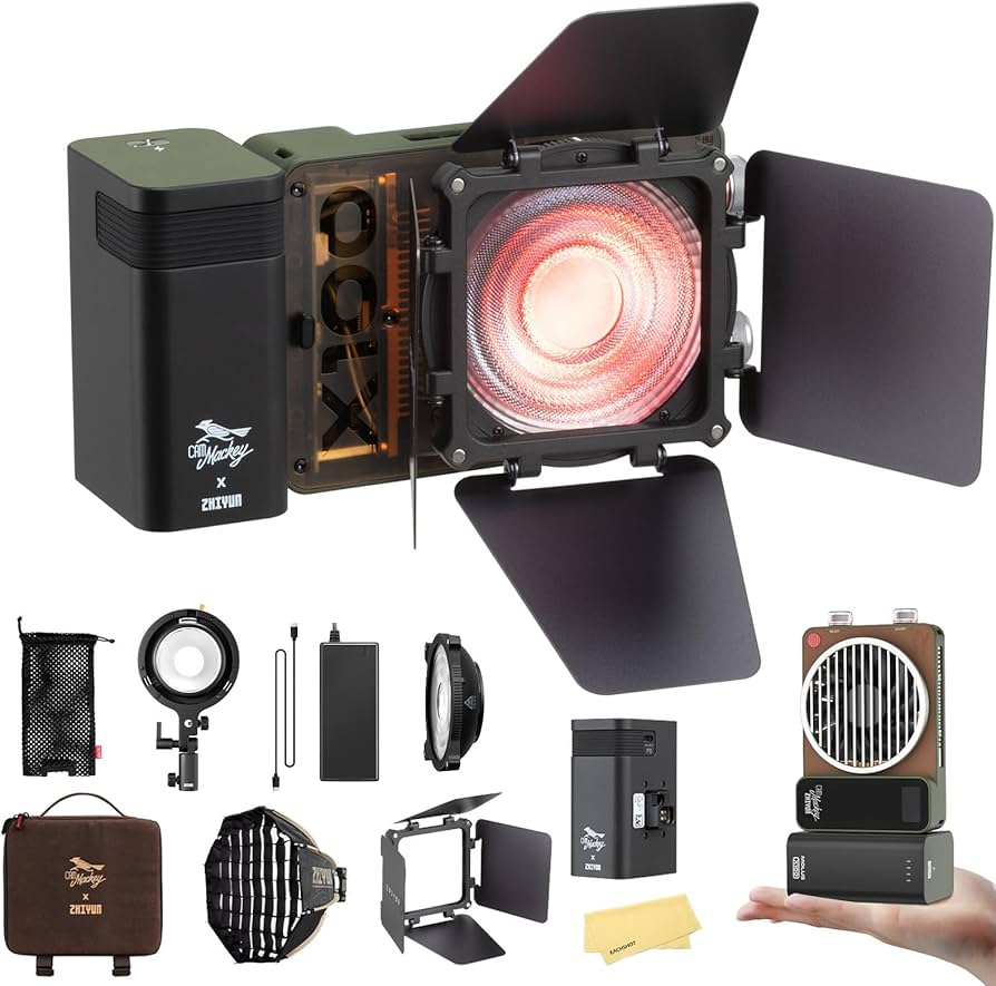 Amazon.com : ZHIYUN MOLUS X100 RGB PRO V2 100W Full Color Portable