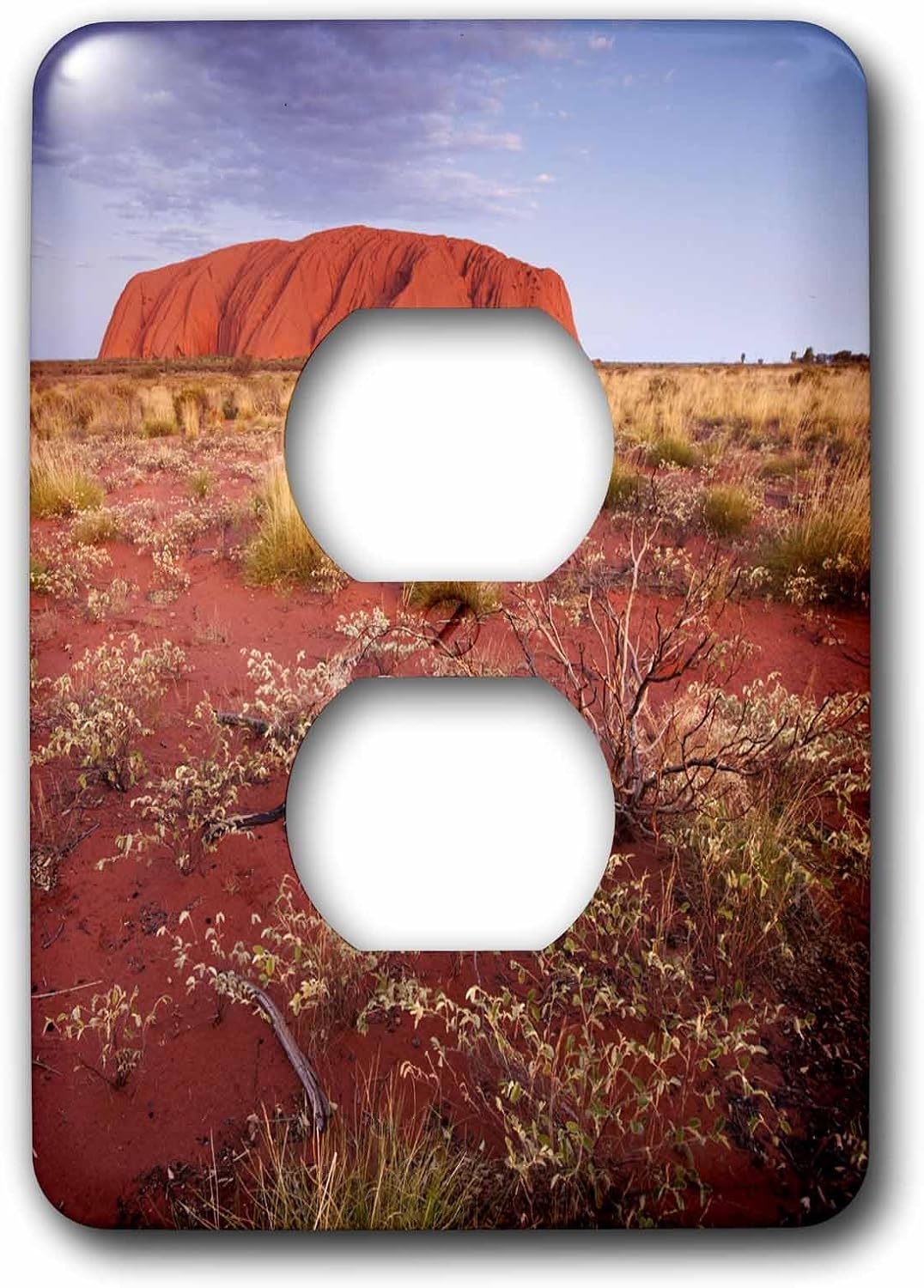 3dRose LLC lsp_69878_6 Australia, Uluru-Kata Tjuta Np, Outback, Ayers Rock-Au01 Pso0033 - Paul Souders 2 Plug Outlet Cover