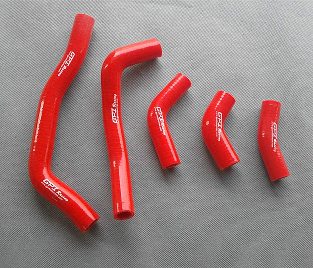 Silicone Radiator Hose for Honda CRF450R CRF450 CRF 450 R 2005 2006 2007 2008 (Red)