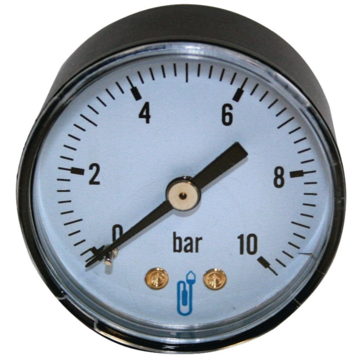 Manomètre glycérine 0-10 bars radial - diamètre 63 - manomètre précis