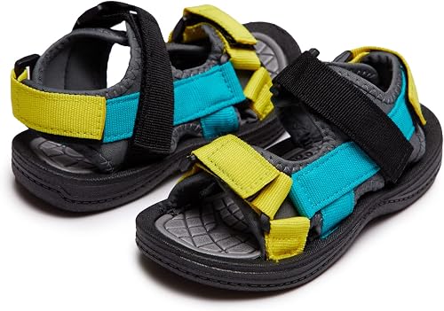 Skysole All Terrain Double Strap Sandals for Boys - Rubber Sole Amphibian Hiking