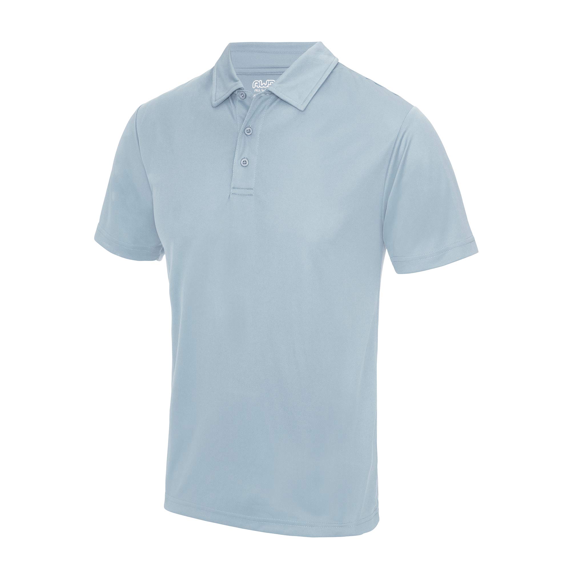 Just Cool Mens Plain Sports Polo Shirt (2XL) (Sky Blue)