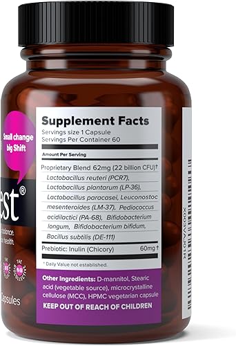 Miniatura 8 de BiotiQuest Probióticos de inmunidad ideales para equilibrar tu intestino y desarrollar resistencia del sistema inmunológico, 12 mil millones de UFC,