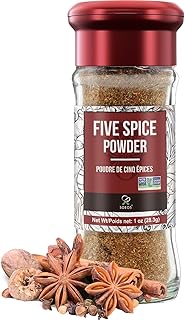 Soeos Chinese Five Spice 1 Ounce, Five Spice Powder, Five Spice Chinese Seasoning Non-GMO, Non-irradiated, No preservatives, No MSG