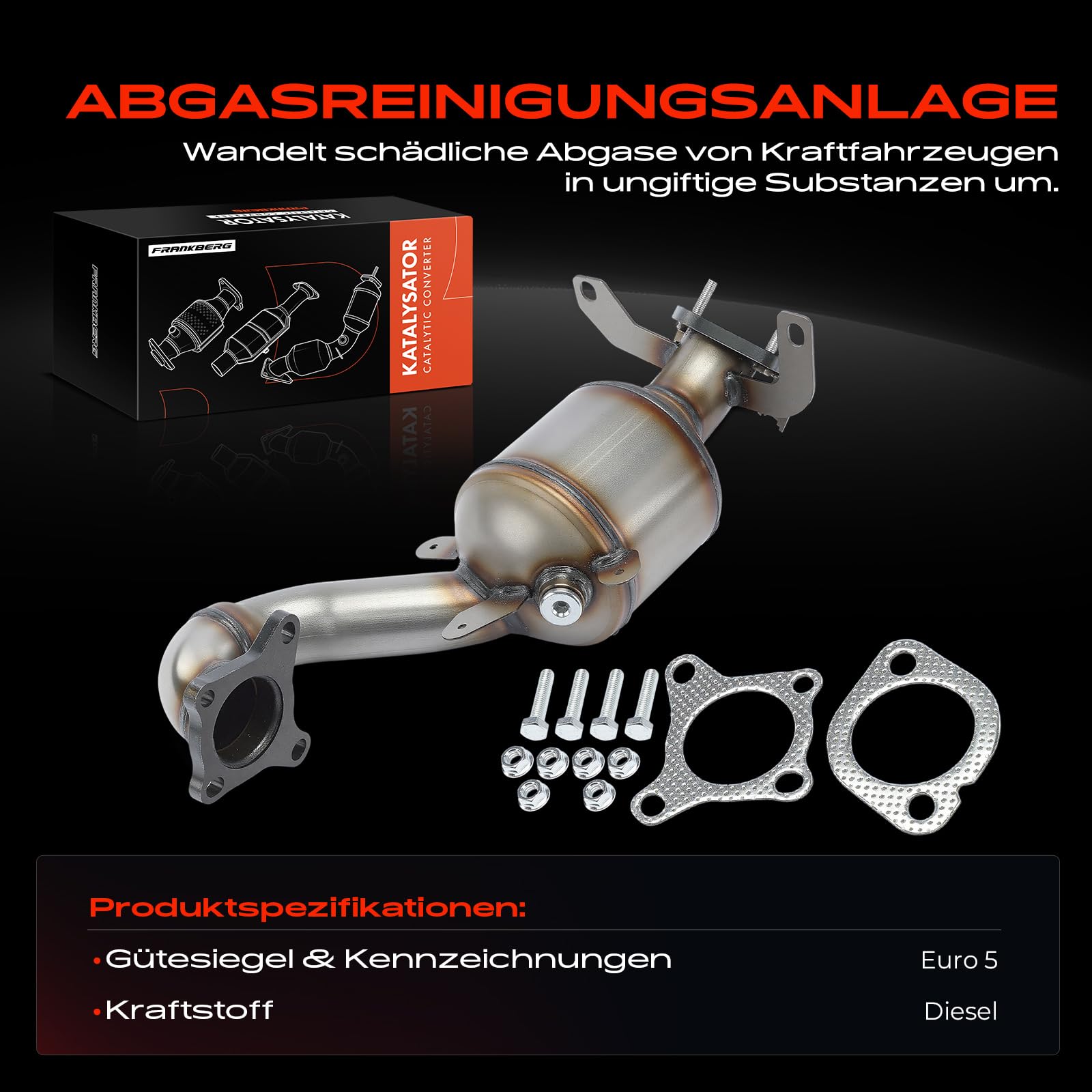 Frankberg Convertisseur catalytique essence 1K0254200HX