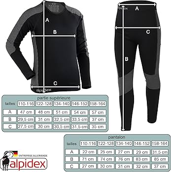 Sous-vêtement Thermique En Polaire Pour Enfants - Manches Longues, 2 Poches | Séchage Rapide, Respirant | Pour Ski, Football, Sports D'Hiver