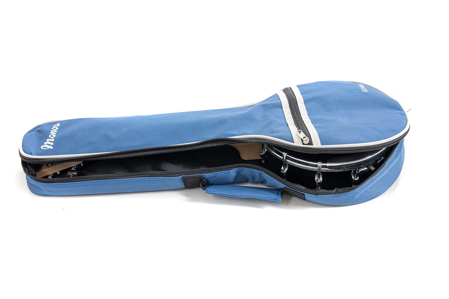 GEWA Concert Banjo Ukulele Manoa - Kessel offen - Schwarz Hochglanz - inkl. gepolstertem Gig Bag - B-CO-A