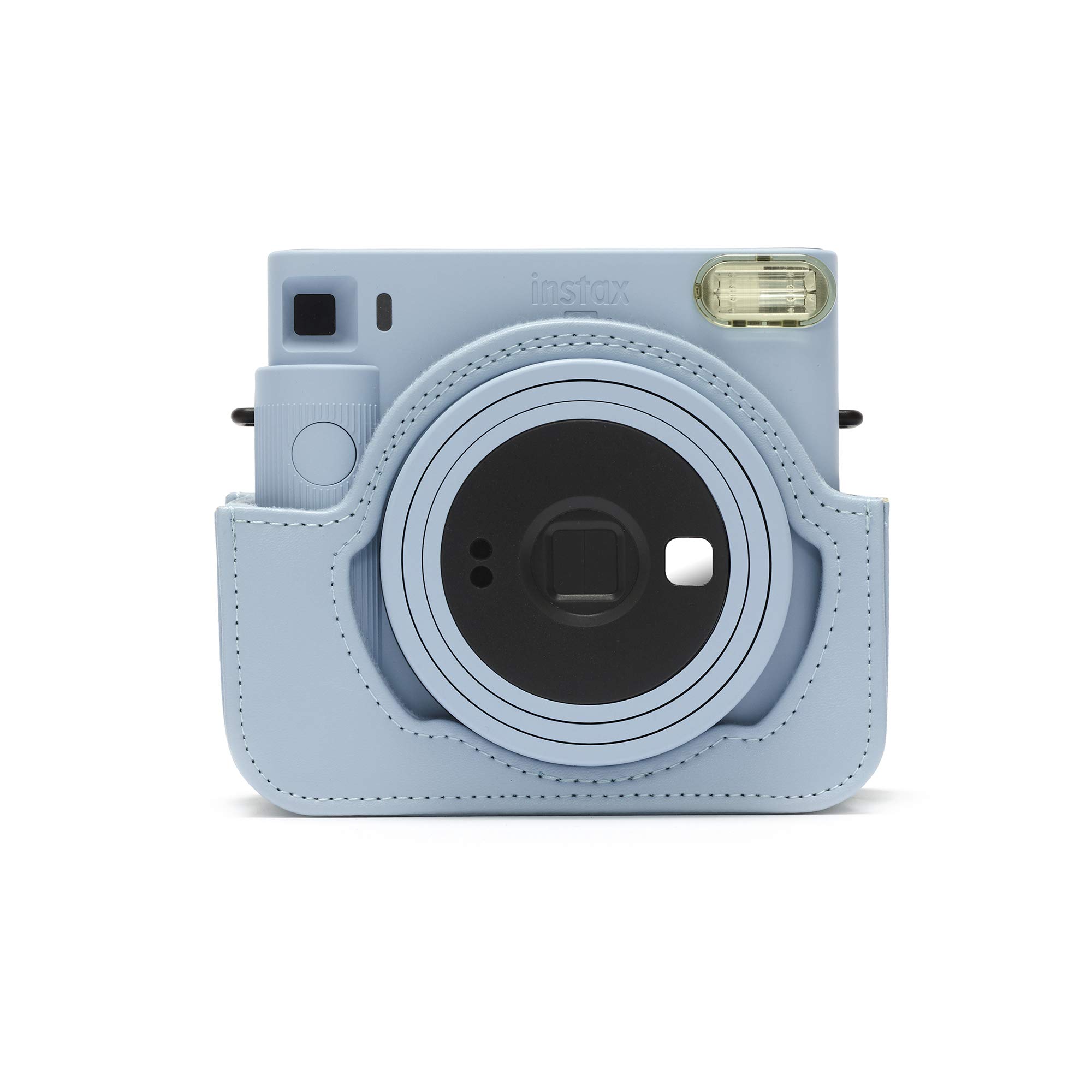 Fujifilm Instax Square Sq 1 Glacier Blue | Fotocamera A Sviluppo Istantaneo | Modalità One-Touch Selfie | Esposizione Automatica | Foto Formato 62X62Mm & SQ1 Camera Case, Glacier Blue