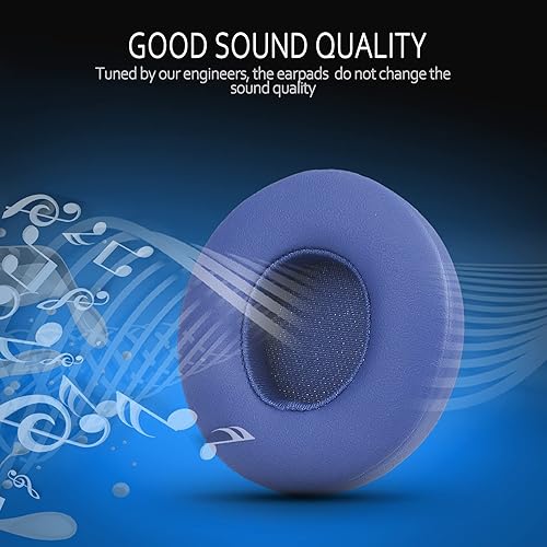 Vista 58 de Krone Kalpasmos Almohadilla de repuesto de gel refrescante para auriculares Beats Solo 2 y 3 inalámbricos/con cable, almohadilla de oído instantánea