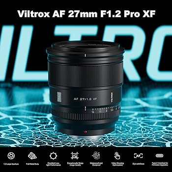 美品　VILTROX 27mm F1.2 Pro 富士フイルム Xマウント用 Viltrox AF 27mm F1.2 PRO 富士フイルムXマウント – viltrox-shop
