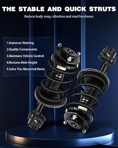 Miniatura 3 de ECCPP Juego de 2 puntales completos para Toyota Camry 2007 2008 2009 2010 2011