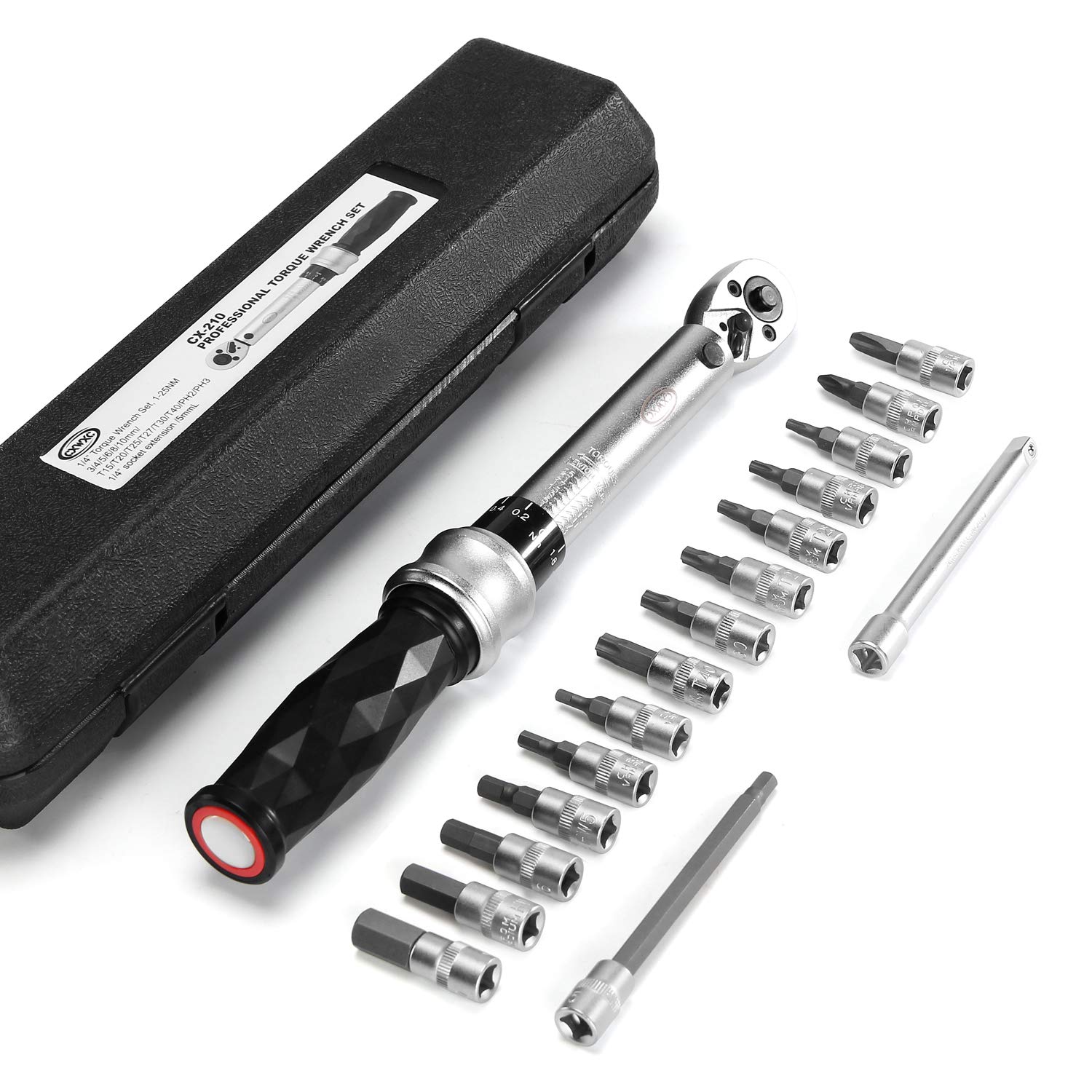 Buy CXWXC ¼Inch Bicycle Torque Wrench Set, 125 Nm Torque Tool