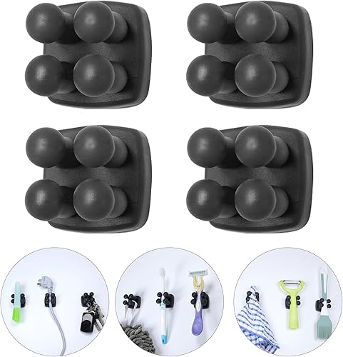 Soporte de silicona para cepillos de dientes, gancho multifunción, impermeable, autoadhesivo, para cepillo de dientes, soporte para enchufe de pared