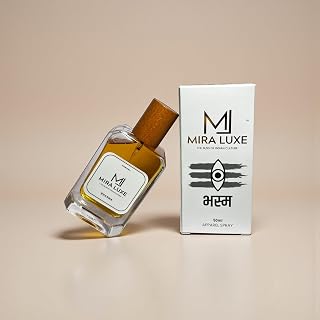 Mira Luxe Bhasma Apparel Spray Perfume, 50ml, Inspired by Indian Culture Price In India