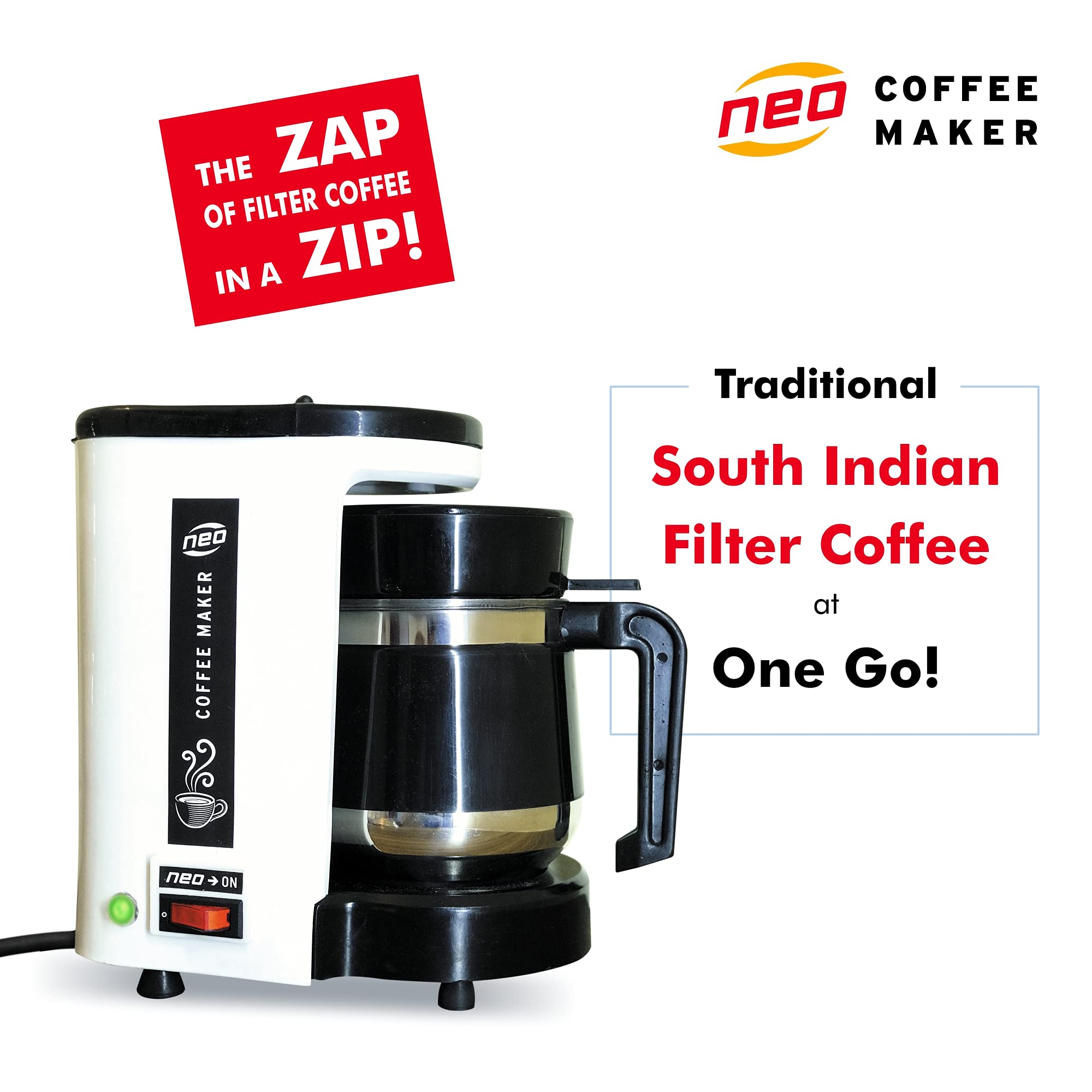 NEO Coffee Maker - Brew Authentic Coffee -4 NEO Coffee Maker - Brew Authentic Coffee -4
