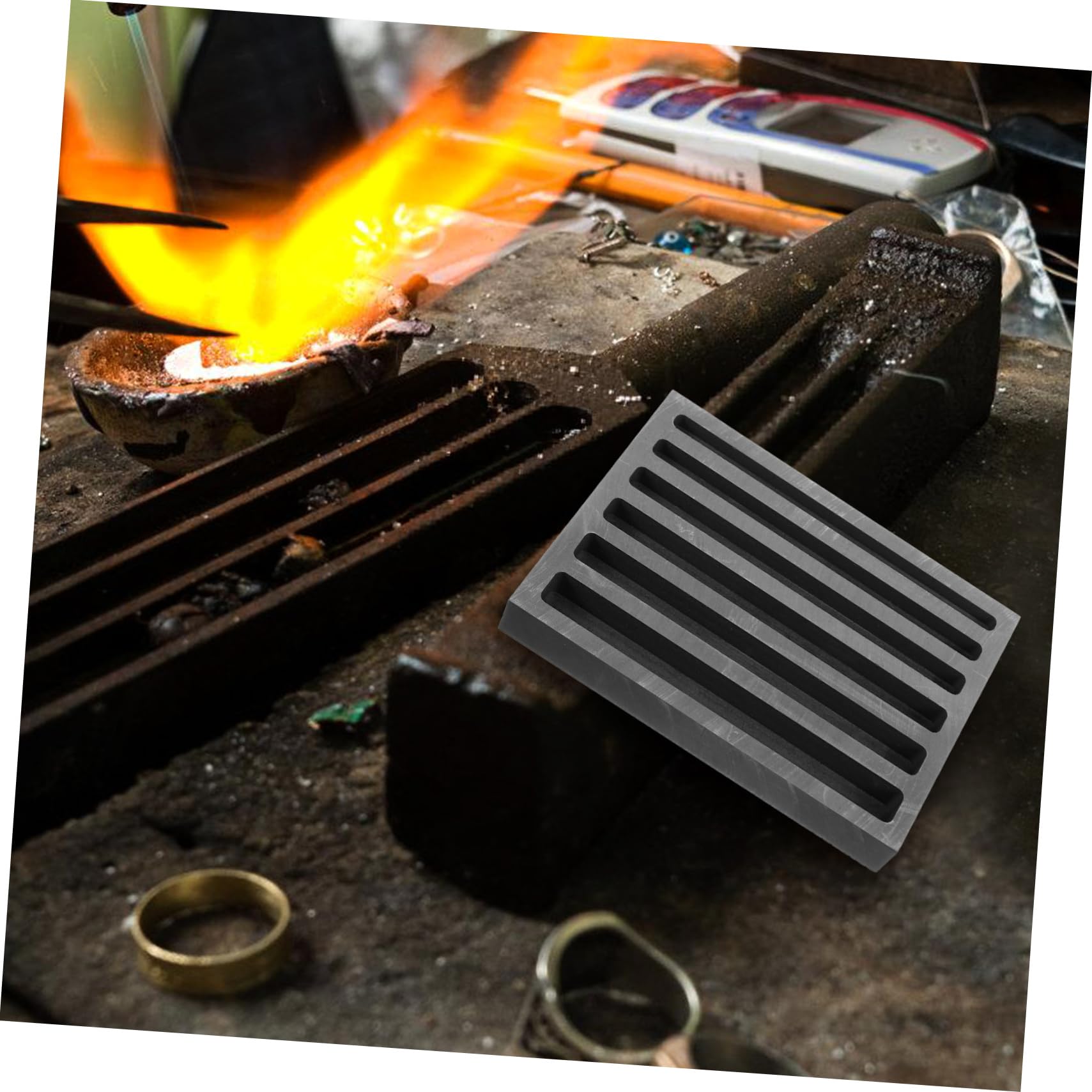 Graphit Gussform für Barren, Kleine Metallschmelze, Stabile Ausführung