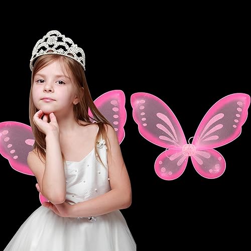 Miniatura 4 de Alas de hada, mariposa para niñas para disfraces, alas de adultos para disfraces para Halloween, disfraz de alas de hada para niños