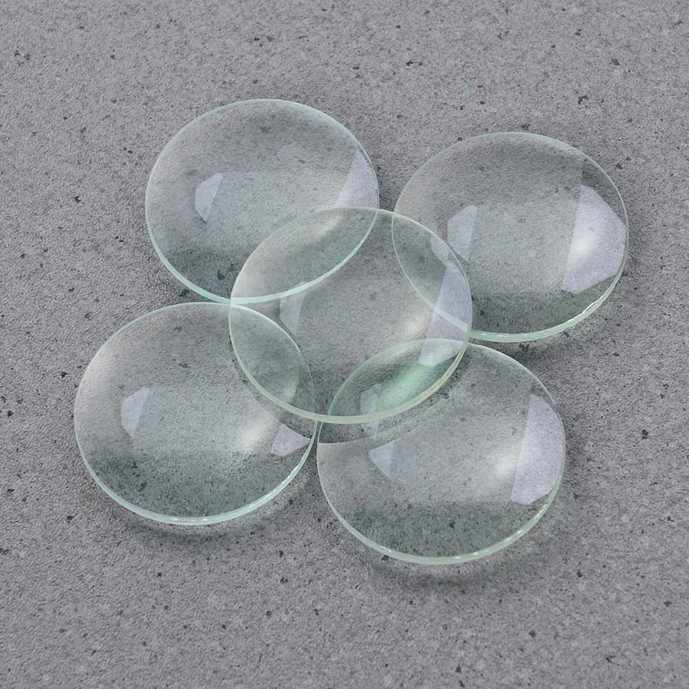 ULTECHNOVO Concave Lens Set, Optical Glass Double Convex and Concave Lens Set, 30mm Diameter, 3 Double Convex