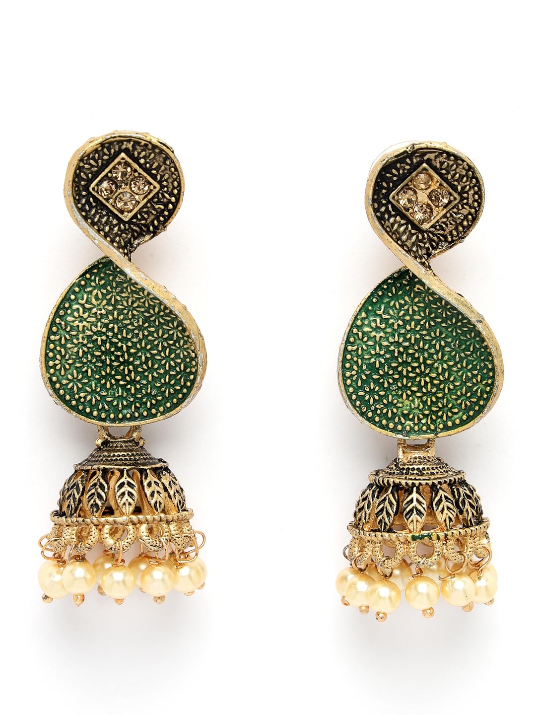 See full amazon price history chart for ADIVA Antique Gold-Plated Green Hand-Painted Pearl Contemporary Traditional Jhumka Earrings Set for Women & Girls ADIVA Antique Gold-Plated Green Hand-Painted Pearl Contemporary Traditional Jhumka Earrings Set for Women & Girls (B0CSSNQWTP) Amazon Price History, Amazon Price Tracker