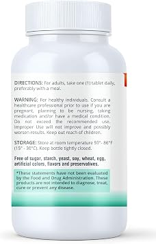 Magnesium Glycinate Supplement 500mg |120 Vegetarian Tablets, Added Vitamin B6 for Enhanced Absorption | Made in USA, 3rd Party Tested, Non-GMO & Gluten Free.