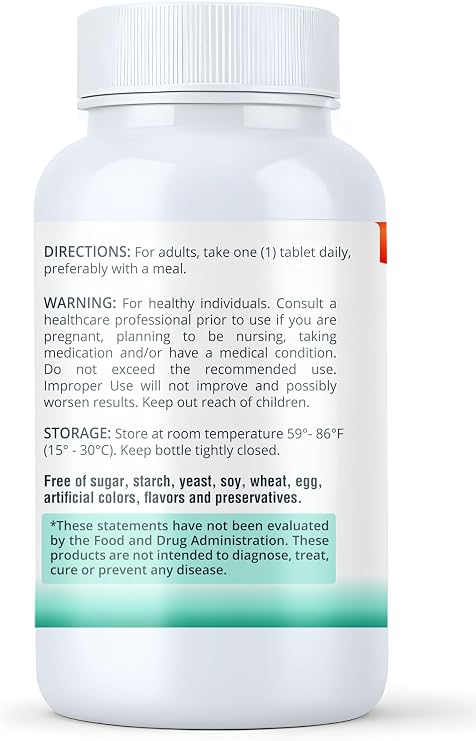 Magnesium Glycinate Supplement 500mg |120 Vegetarian Tablets, Added Vitamin B6 for Enhanced Absorption | Made in USA, 3rd Party Tested, Non-GMO & Gluten Free.