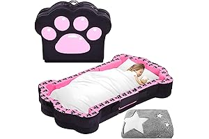 Foldable Portable Toddler Travel Bed for 1-3 Kids, Safe and Washable
