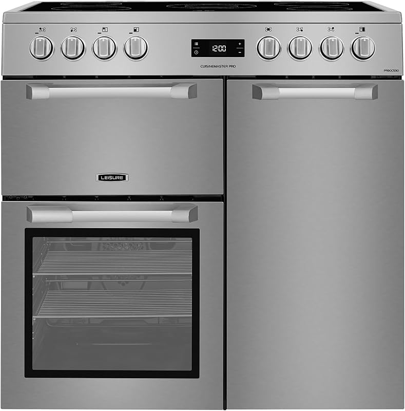 Leisure Cuisinemaster Pro PR90C530X 90cm wide Electric Range Cooker with Ceramic Hob - Stainless Steel - A Rated