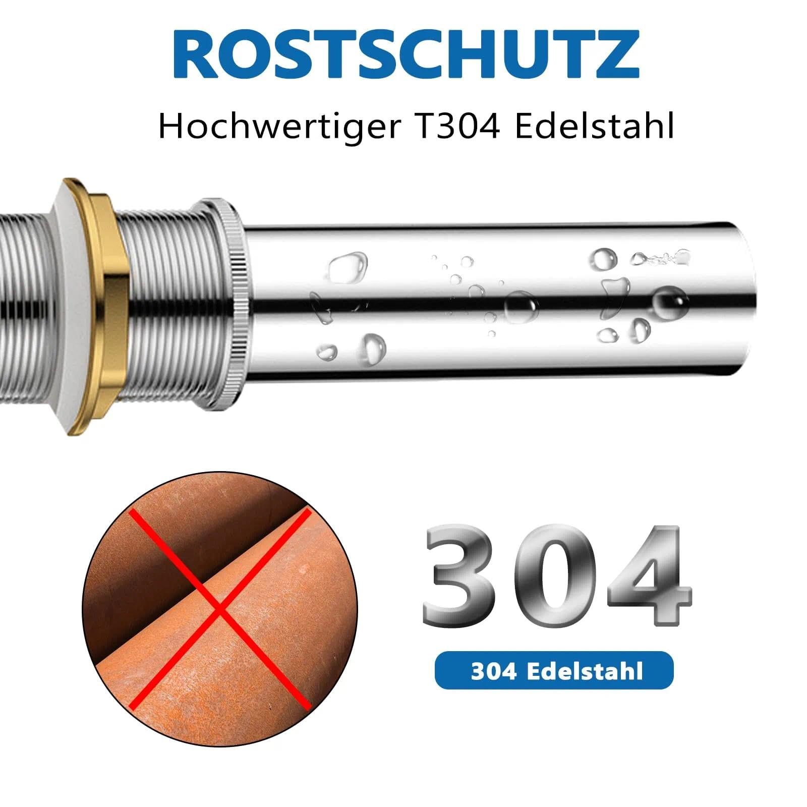 G1-1/4 inch messing afvoerstop voor badkamer wastafel zonder overloop (roségoud G1-1/4 inch messing afvoerstop voor badkamer wastafel zonder overloop (roségoud