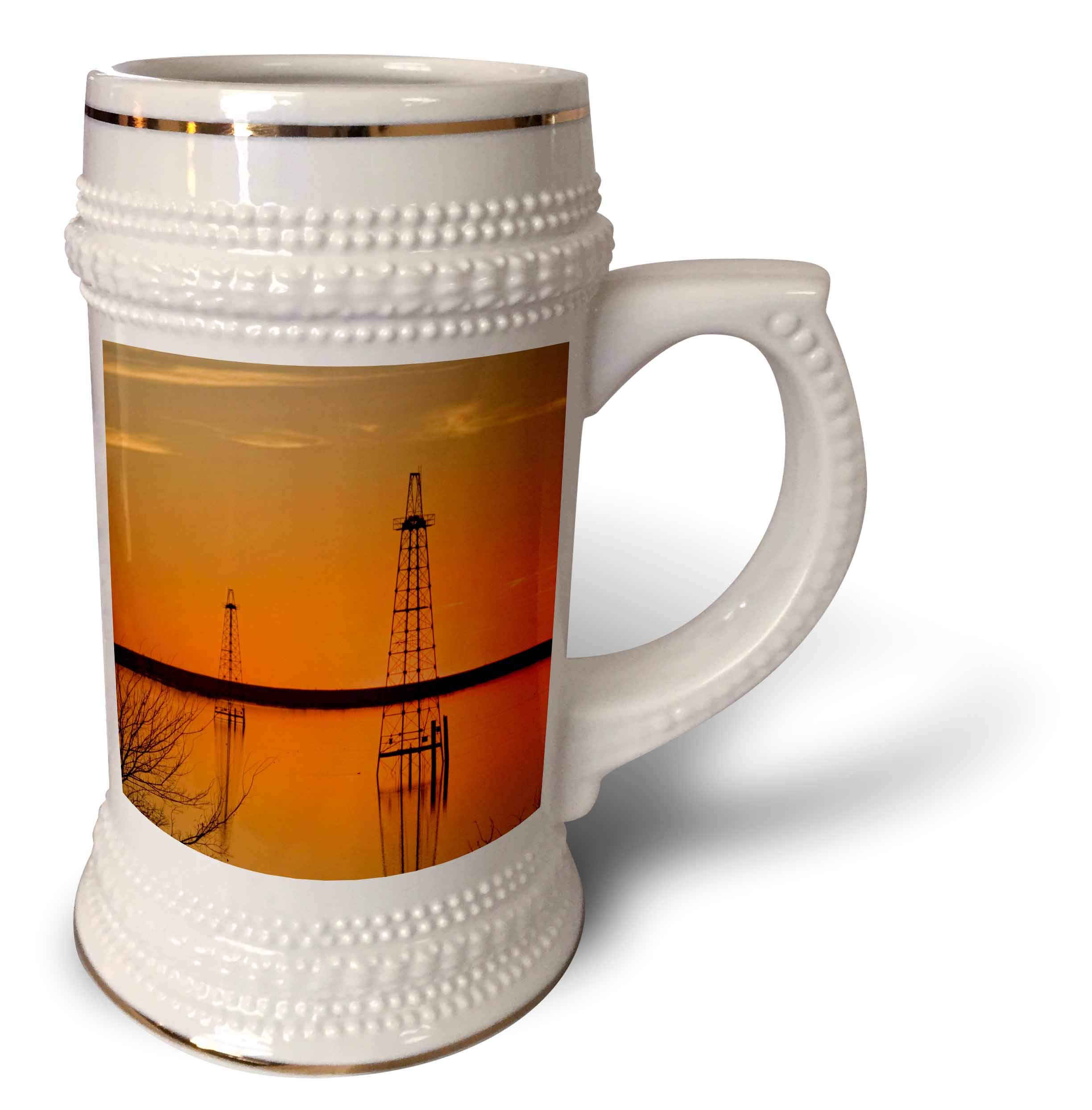 Jarra de cerámica de 22 oz stn_94465_1 estilo Texas blanco
