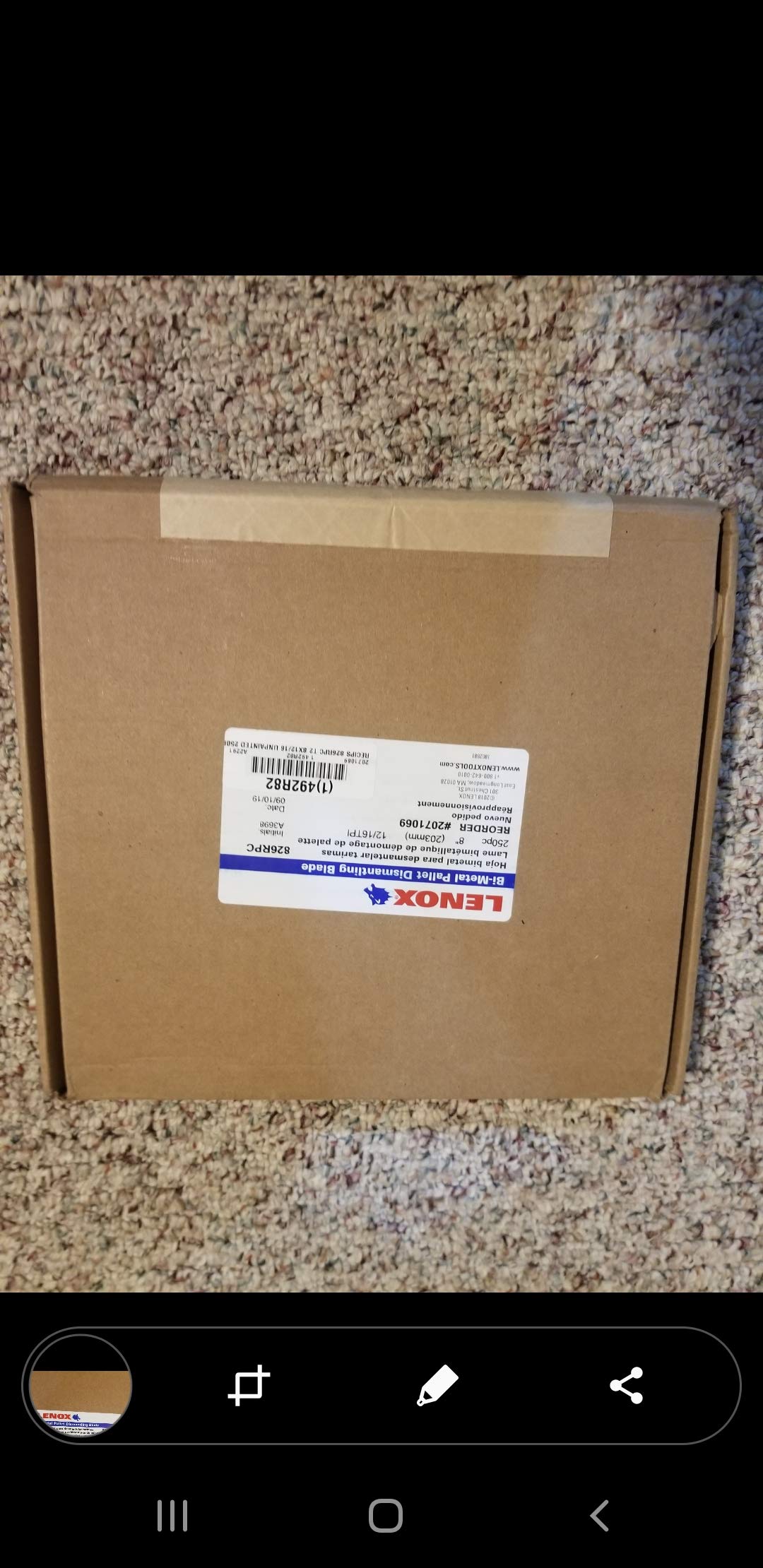Lenox Tools 10729810Rpc 810Rpc 8X10R