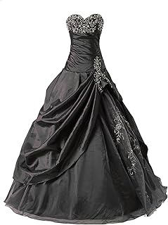 Women's Strapless Taffeta Quinceanera Dress Prom Gown - Buy now