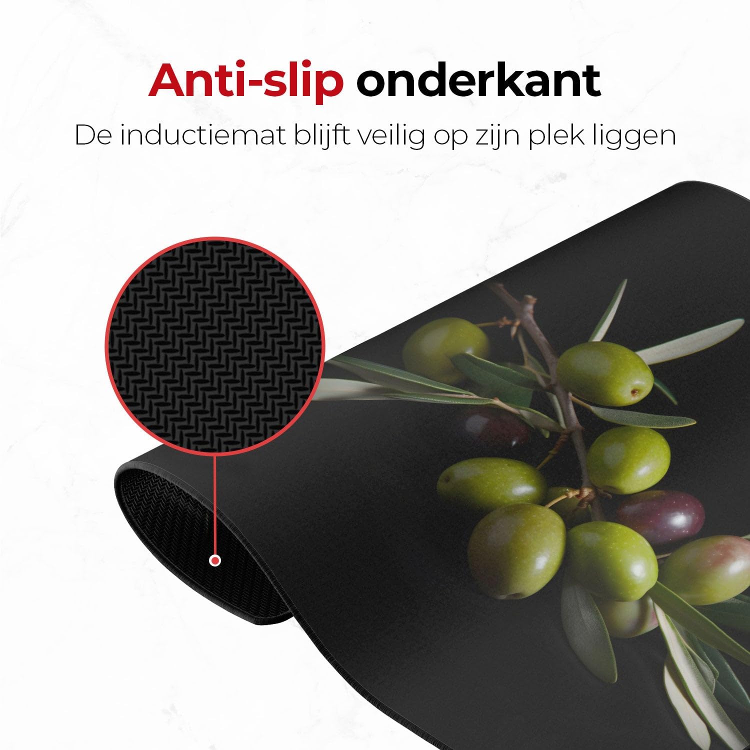 KitchyMist Inductie Beschermer Kruiden en Specerijen Lepels - 90x52 cm - Afdekplaat voor Kookplaat - Inductie Mat - Keuken Spatscherm