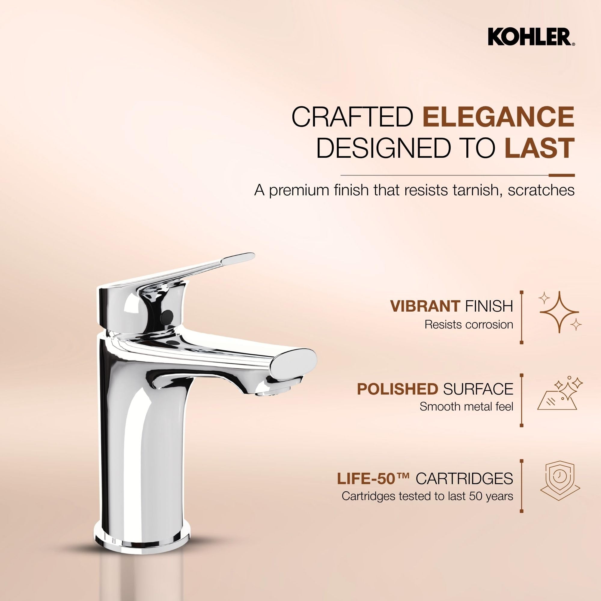 APT CURV SC LAV Faucet WO Drain 1