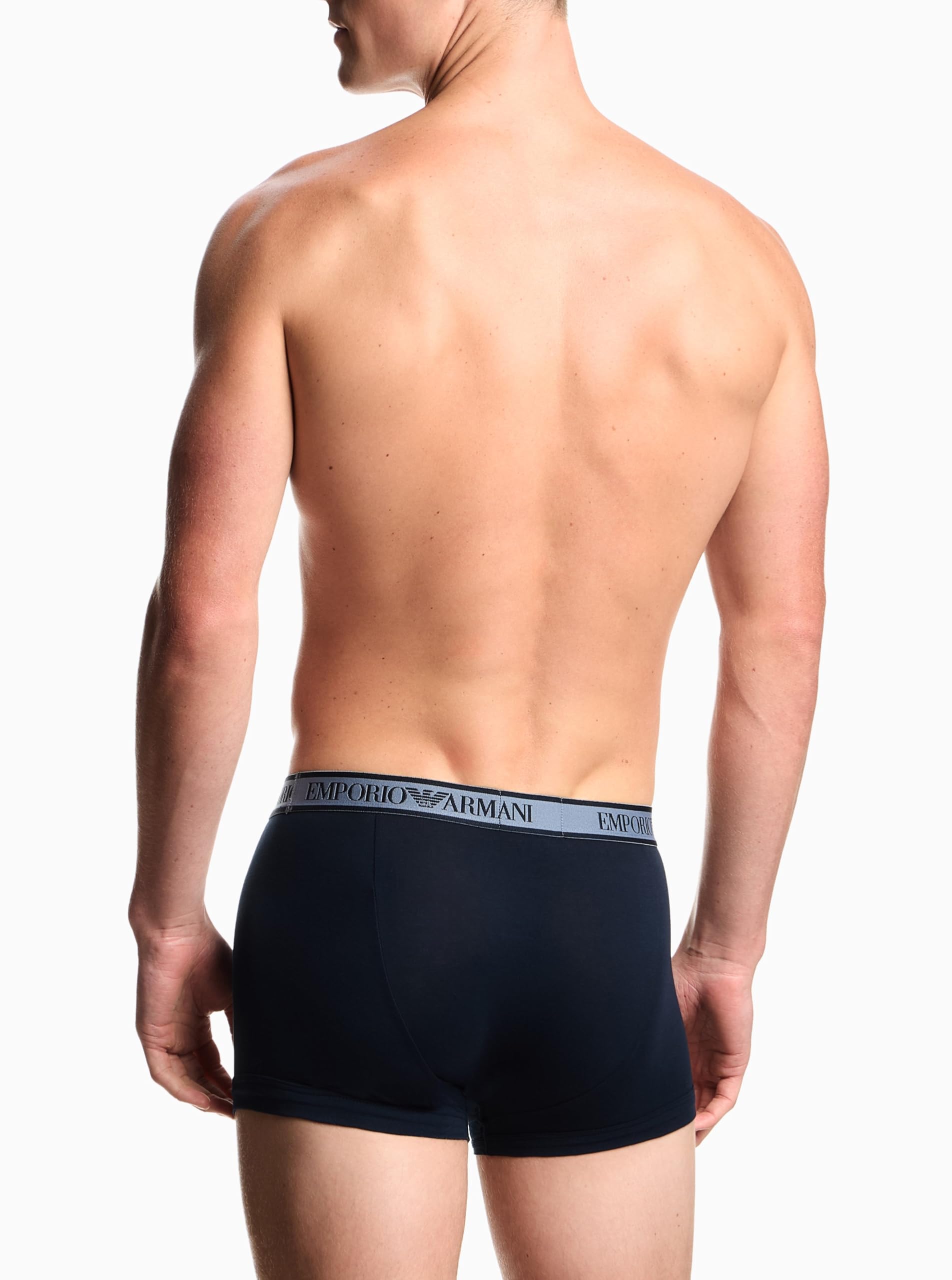 Emporio Armani Herren Core Logoband 3-Pack Trunk Badehose (3er Pack)