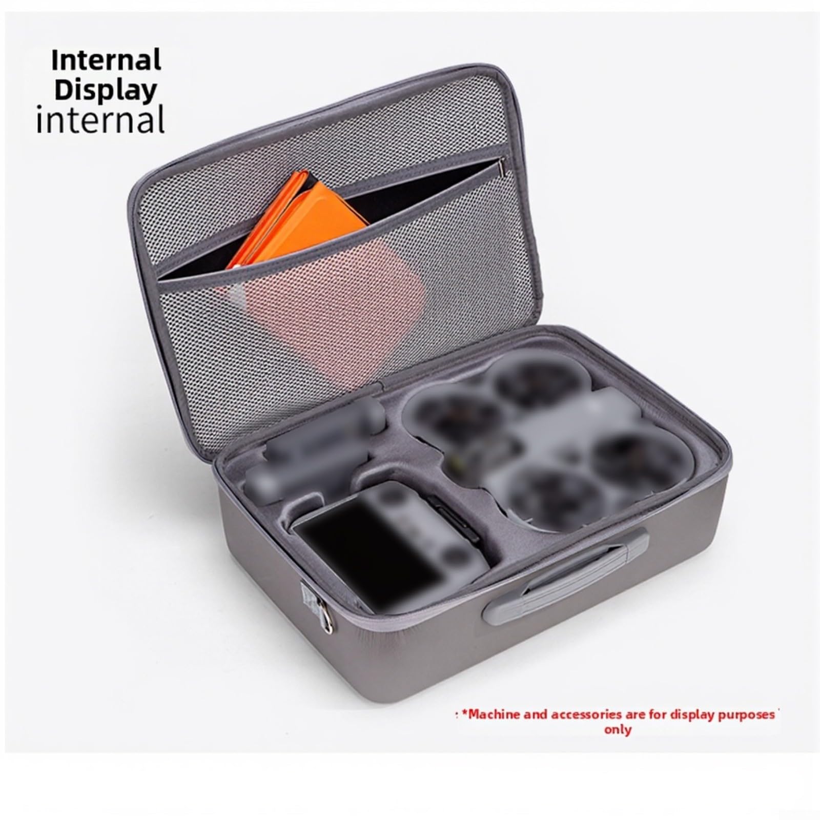 Custodia per DJI Avata 360, 25 x 12 x 39 cm, in robusto tessuto PU, con tracolla e scomparti, ideale per accessori per droni in viaggio (set Somatosensory set)