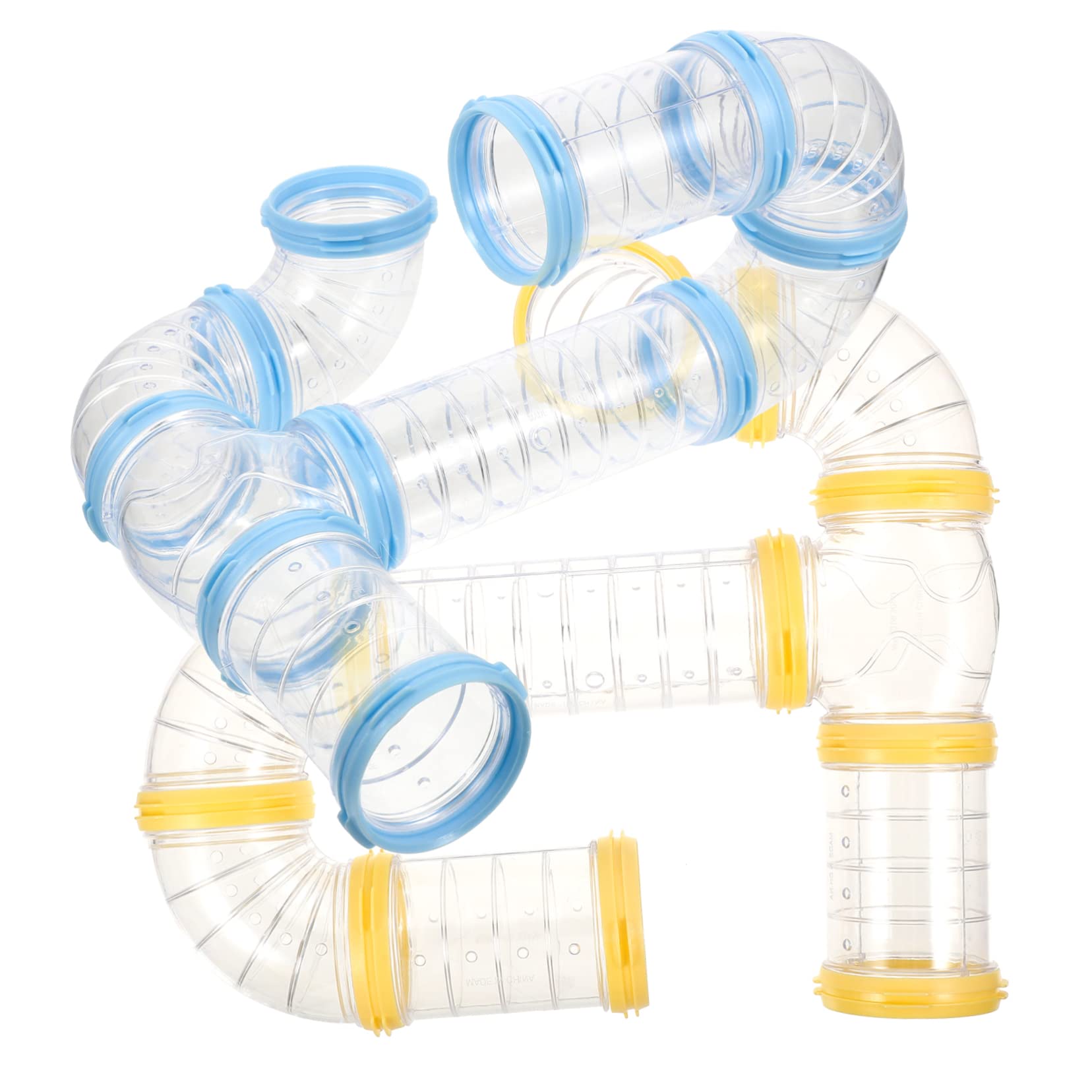 Hamster Tunnel Satz aus PP, Transparent, 2 Satz für Selbstgemacht Käfige