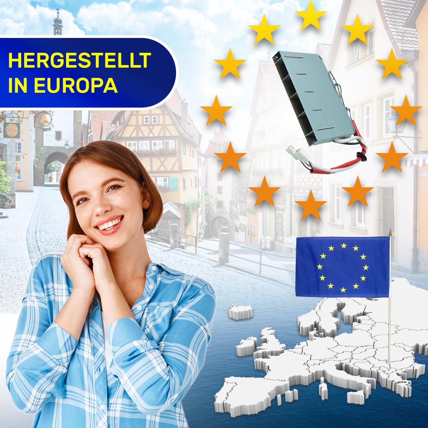 Heizelement Trockner 1600+700W 230V mit 2976680200 für Beko für Blomberg