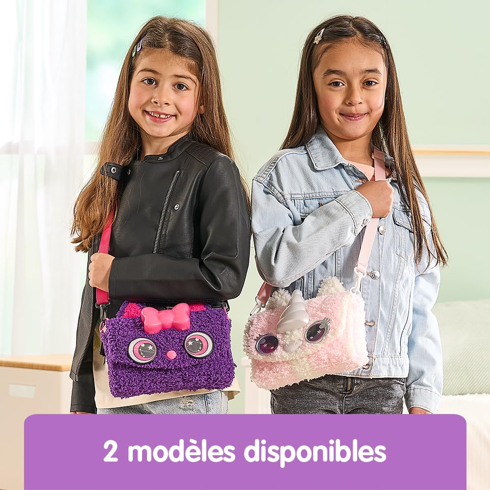 VTech - Kid'Couture My Magic'Fashion Unicorn Bag, ręczne szycie dziecięce, zestaw DIY interaktywna torebka do szycia, kreatywny wypoczynek elektroniczny, prezent dla dzieci od 6 lat - zawartość w
