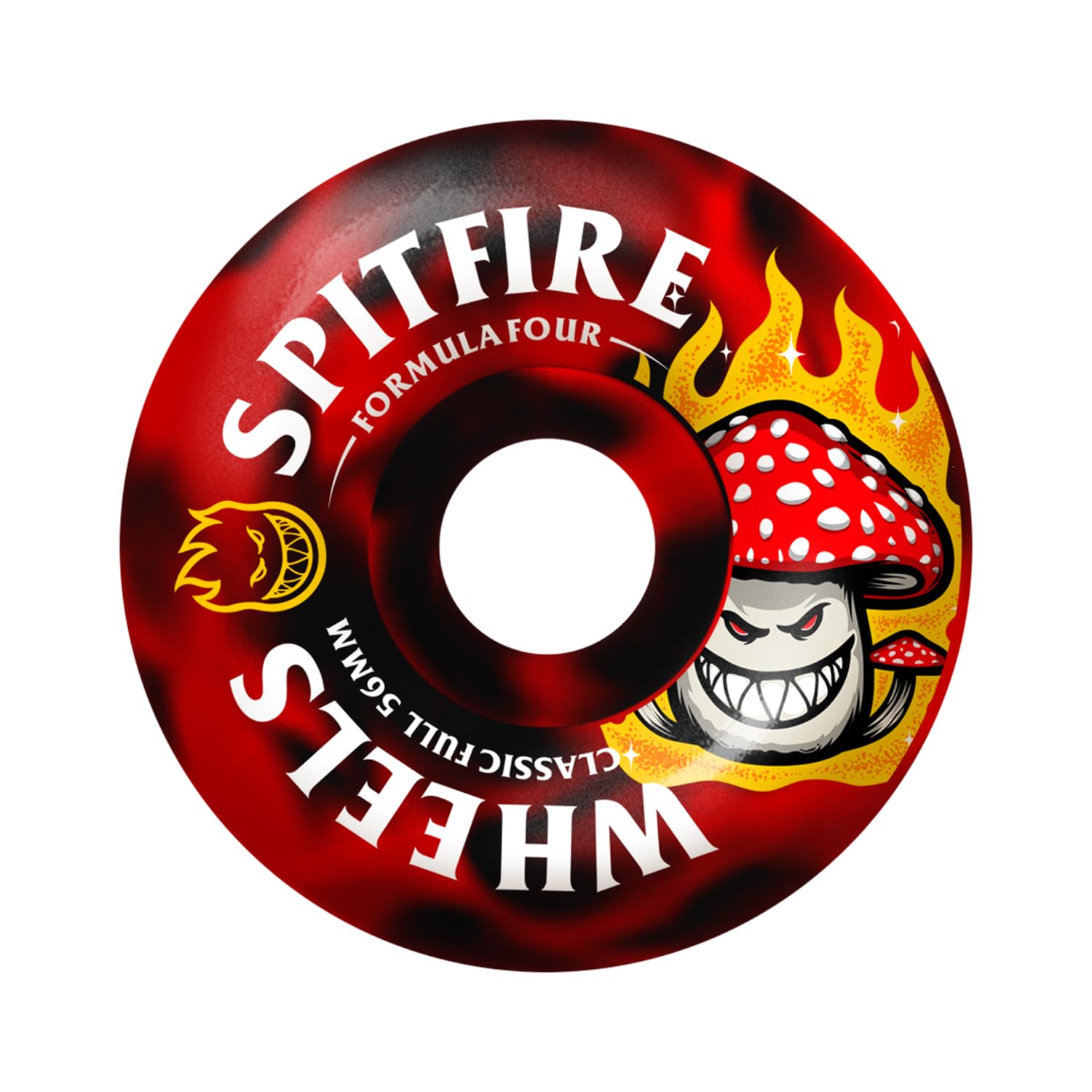 Amazon.com: Spitfire Skateboard Wheels 56mm F4 Shroom Bighead
