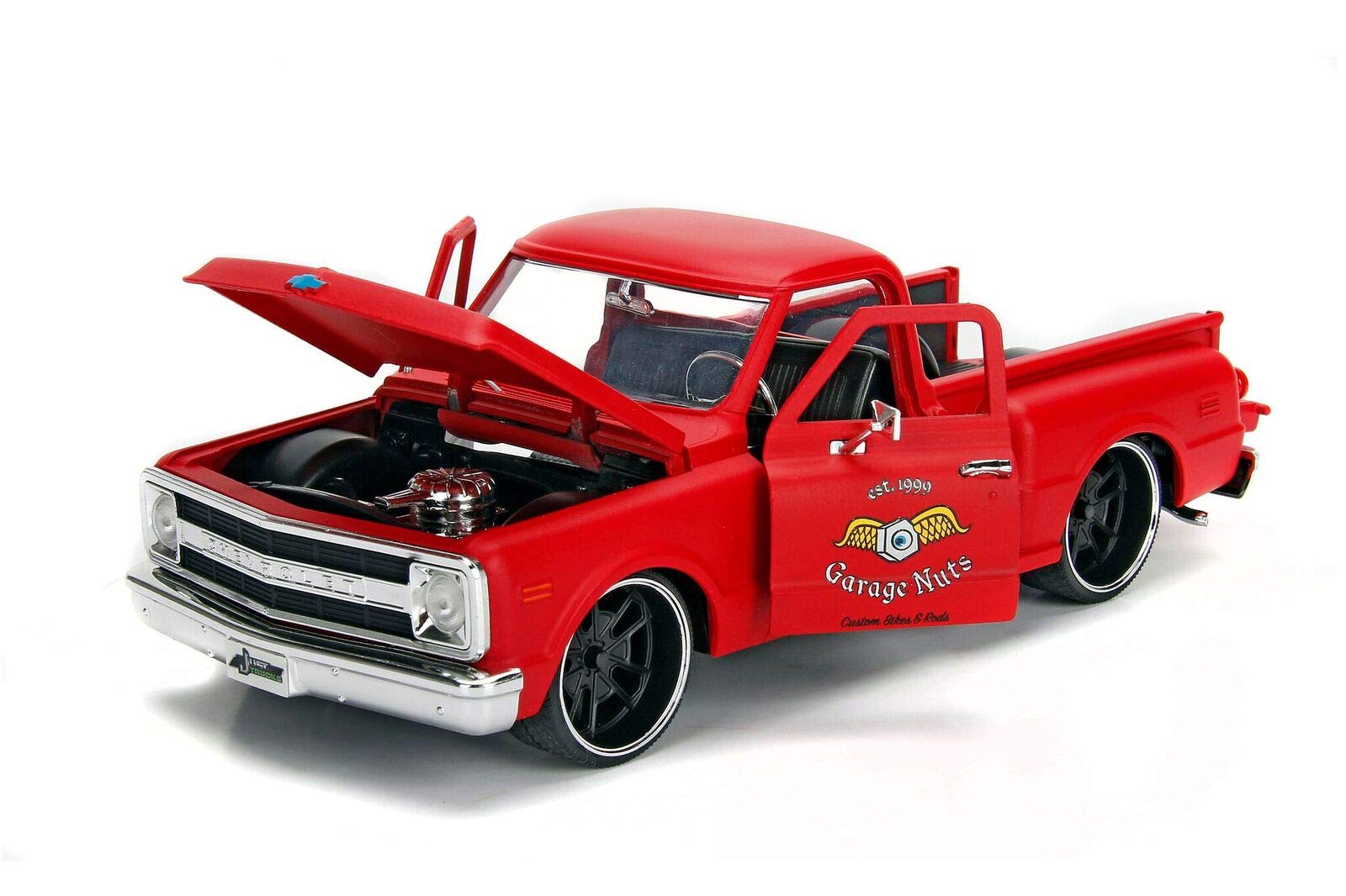 JadaToys 1/24 1969 シェビーC-10 Amazon | JADA TOYS ミニカー 1/24サイズ 1969 Chevy C10 Stepside