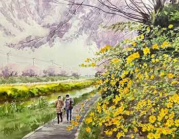 RUKURUKUさま専用（原画）茜色の散歩道【A5サイズ／水彩画／#2646】 711uP6vAncL._UF350,350_QL50_.jpg