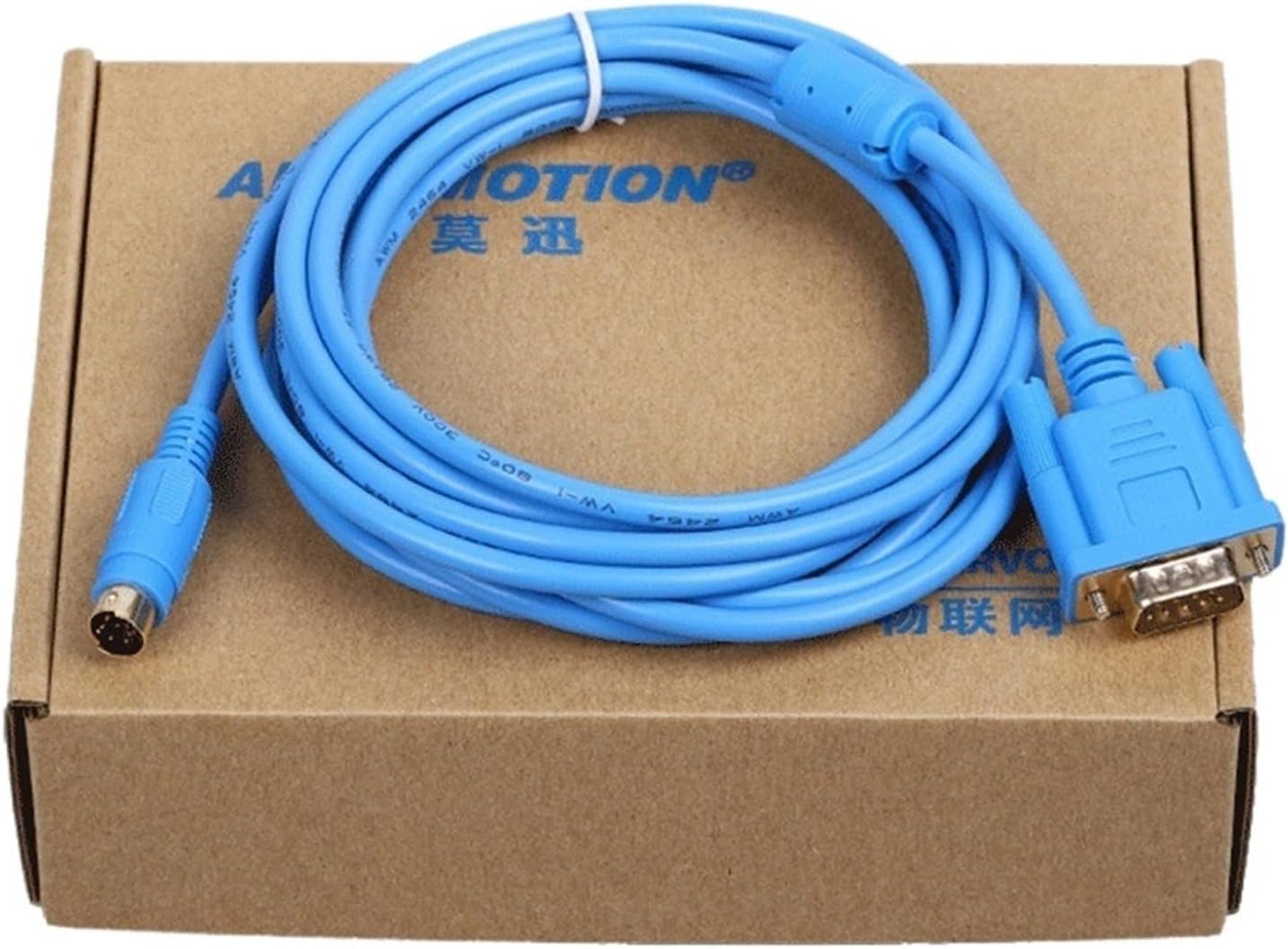 Applicable to Weilun MT6000 Touch Screen and FX Series PLC Communication line MT6000-FX/MT8000-FX(Size:Blue,Color:2m)