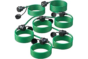50 FT Green Outdoor Extension Cord; Perfect for Holiday and Christmas Decorations