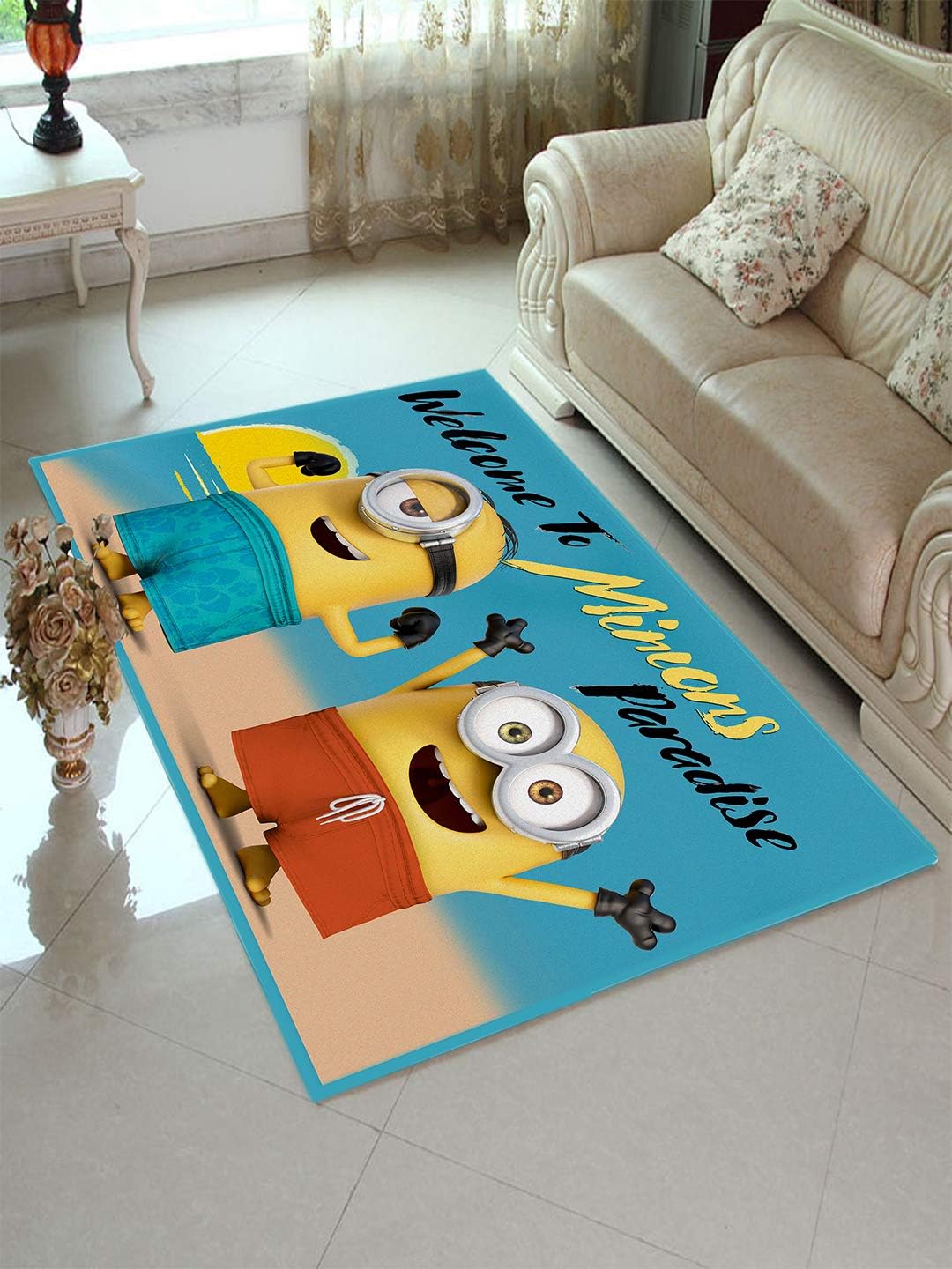 Athom Trendz Minions Kids Carpet 3ft x 5ft