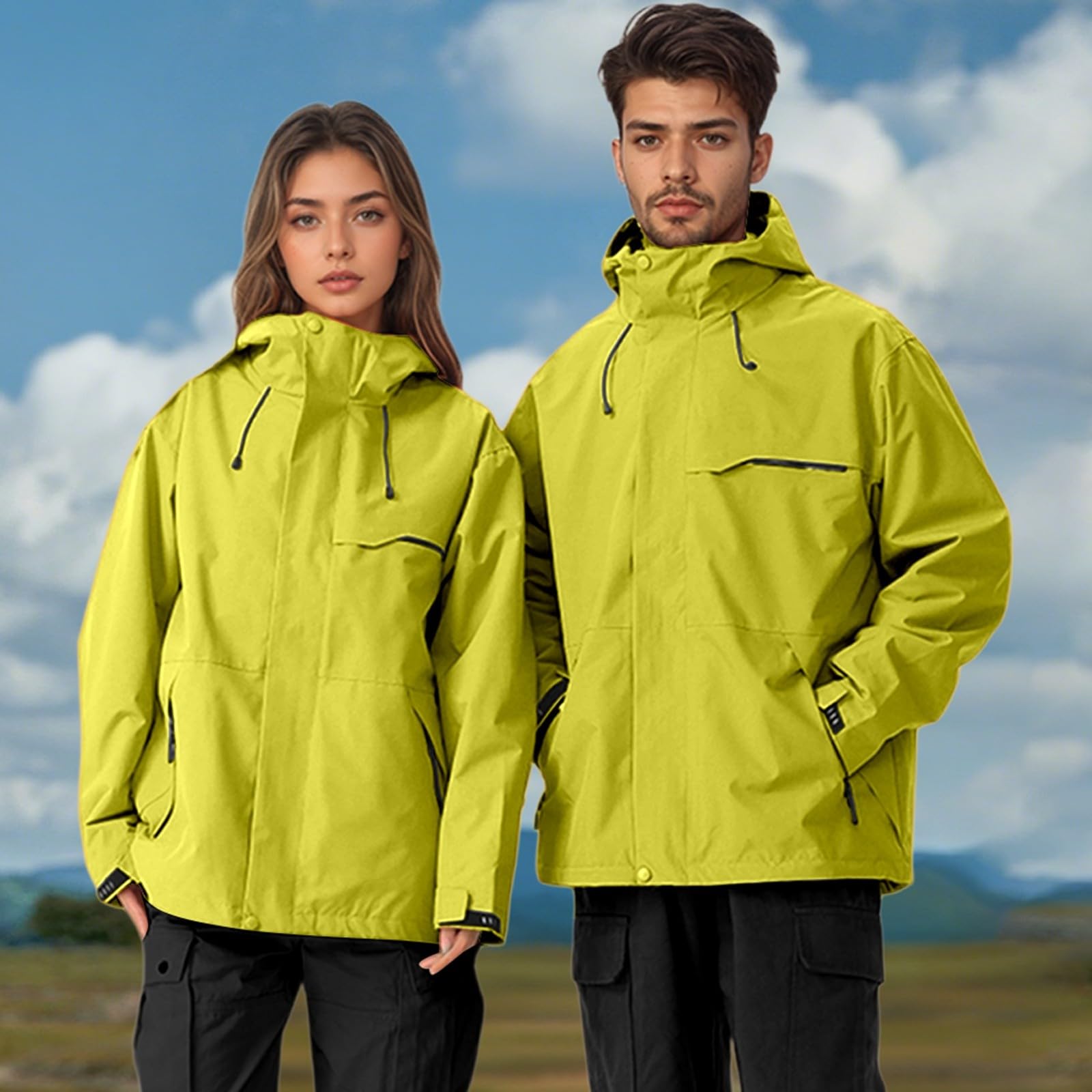 Chubasquero-Chaquetas Casuales para Mujer, Chaqueta VersáTil para OtoñO E Invierno, Forro Polar Desmontable, Resistente Al Viento Y con DiseñO para Todas Las Estaciones. Chaqueta Azul Turquesa Mujer