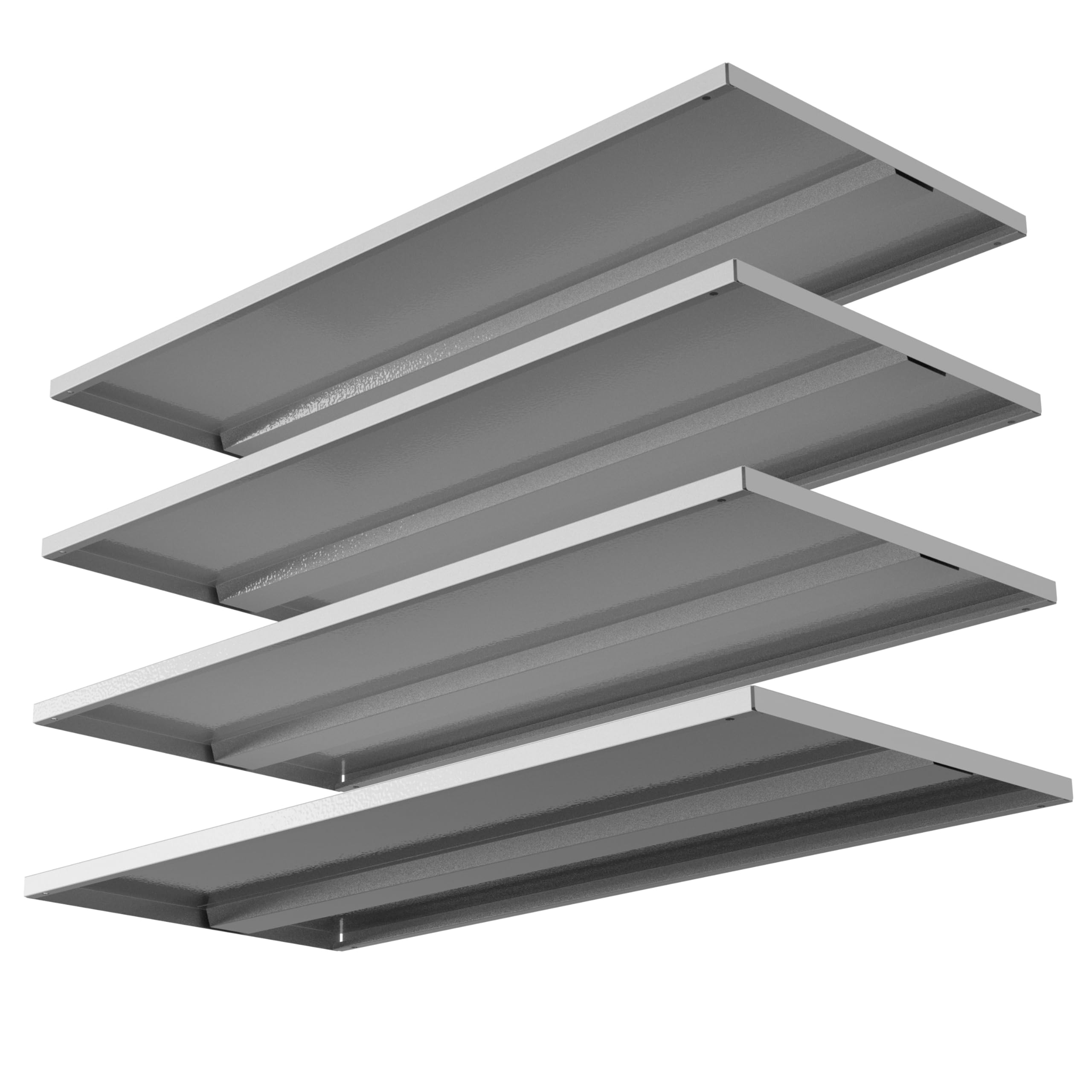 VCM 4X Fachböden aus Metall/Maße Einlageboden H. 2 x B. 79 x T. 32 cm/Fachboden Stahlschränke der Serie Malivo