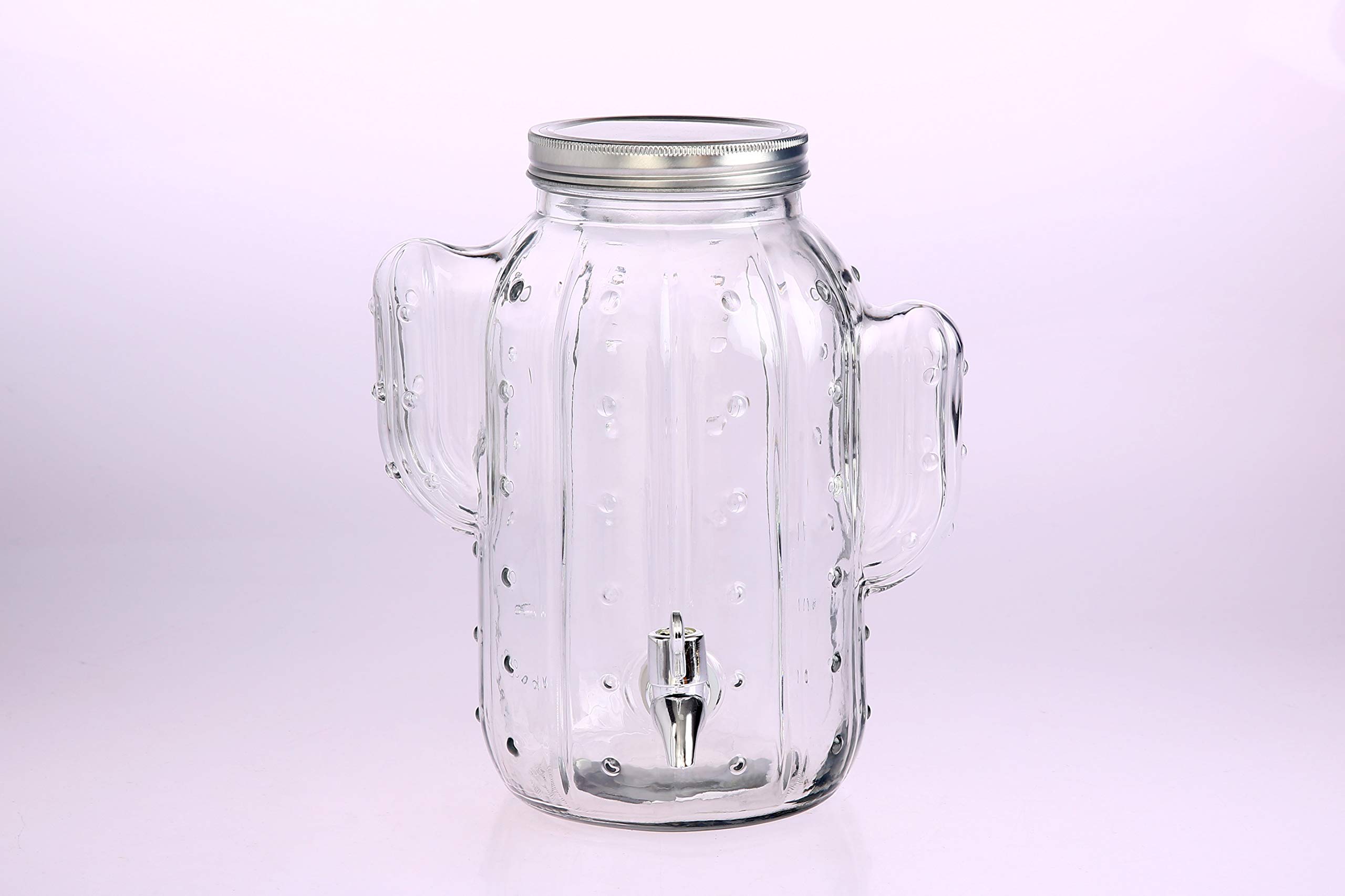 FISURA Getrnkespender fr Kakteen, Glas, mit Hahn, fr 4 Liter :  Amazon.de: Kche, Haushalt & Wohnen